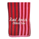 RA Velour Stripe Beach Blanket/Towel