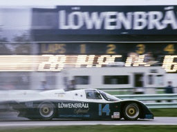 1985 IMSA Lowenbrau Porsche, RA Barn Banner