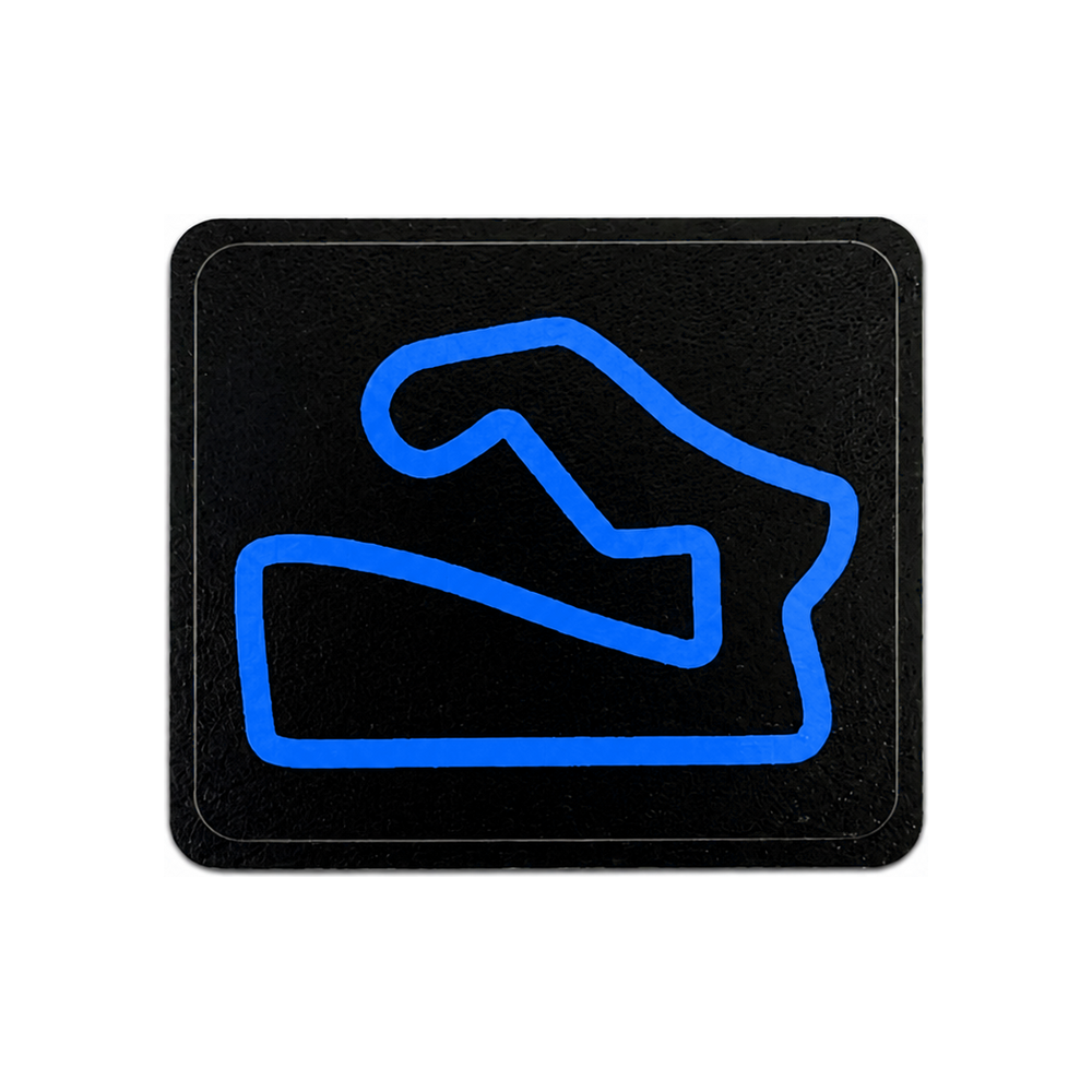 Track Outline 2.25 in. Sticker