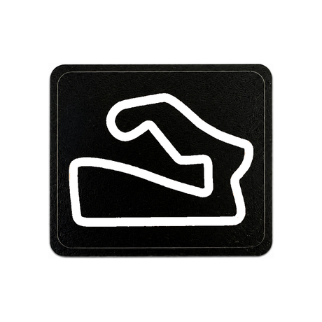 Track Outline 2.25 in. Sticker