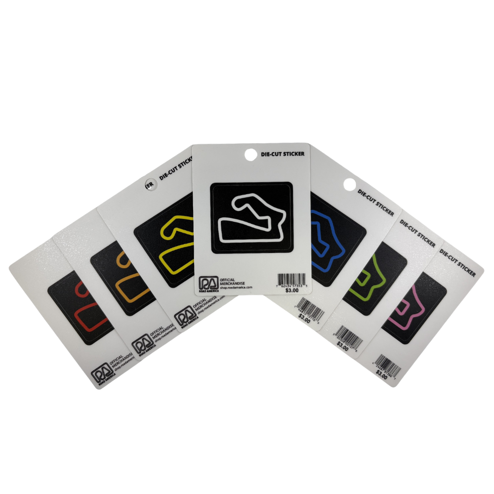 Track Outline 2.25in. Sticker