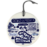 RA JG Ceramic Ornament Blue