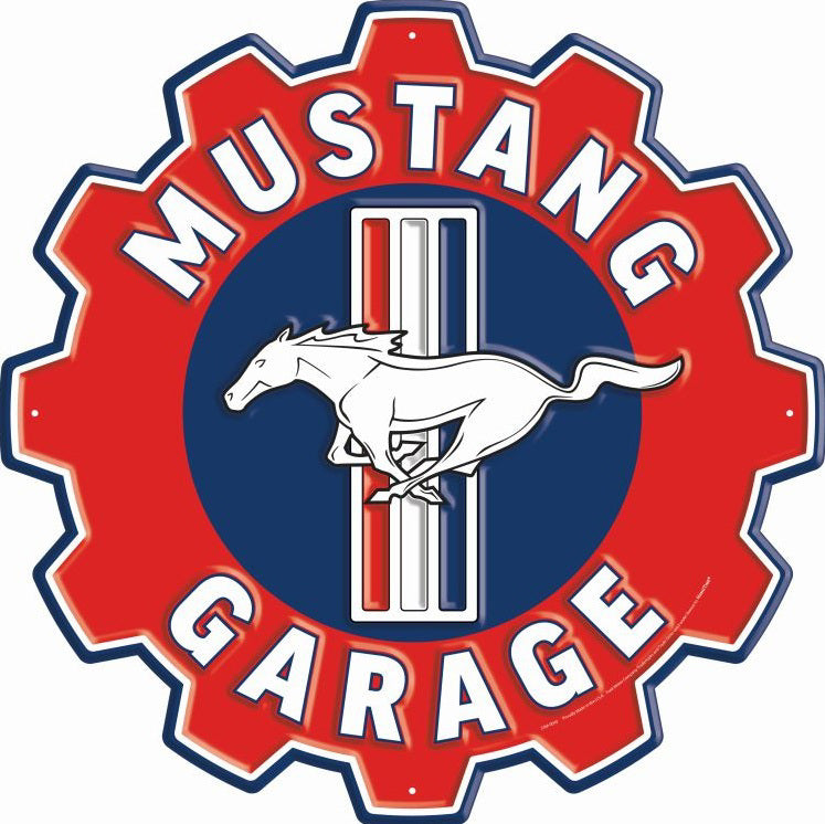 Ford Mustang Gear Sign 24"