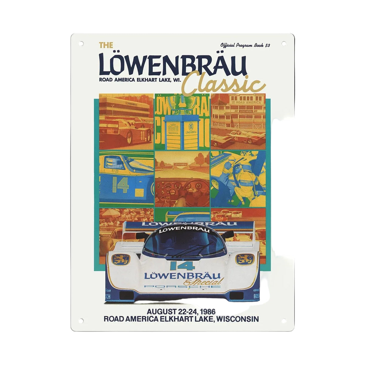 1986 Lowenbrau Classic Program Sign