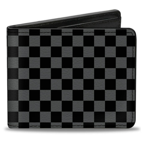 Bi-Fold Checker Wallet