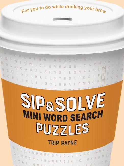 Sip & Solve Mini Word Search