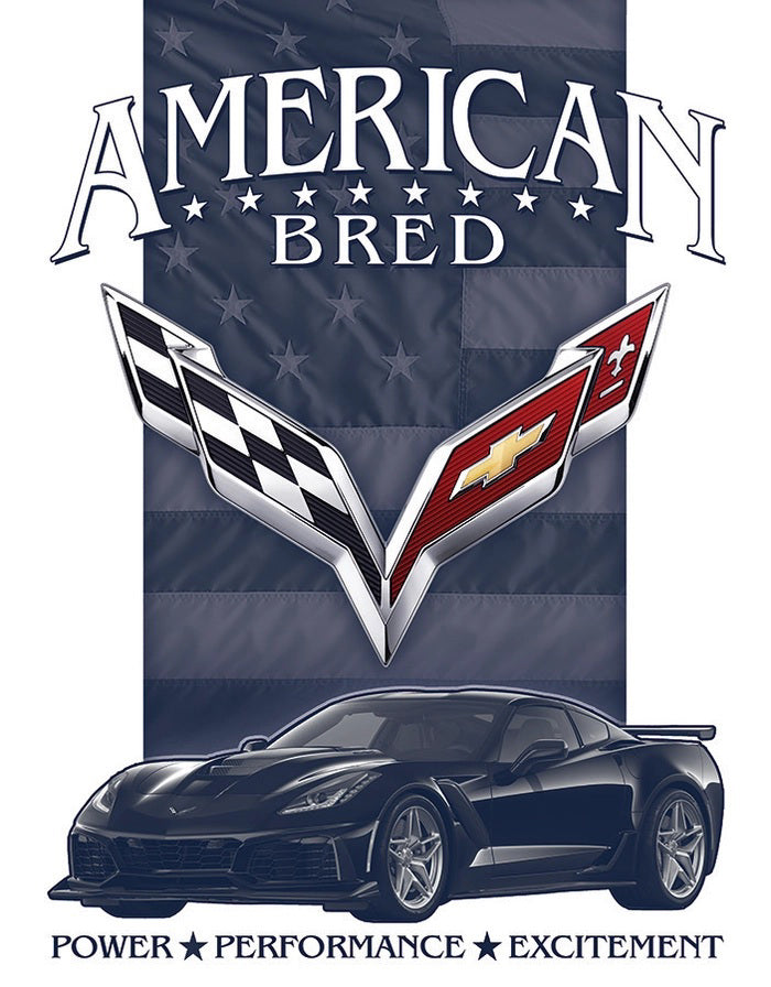 Corvette - American Bred Tin Sign