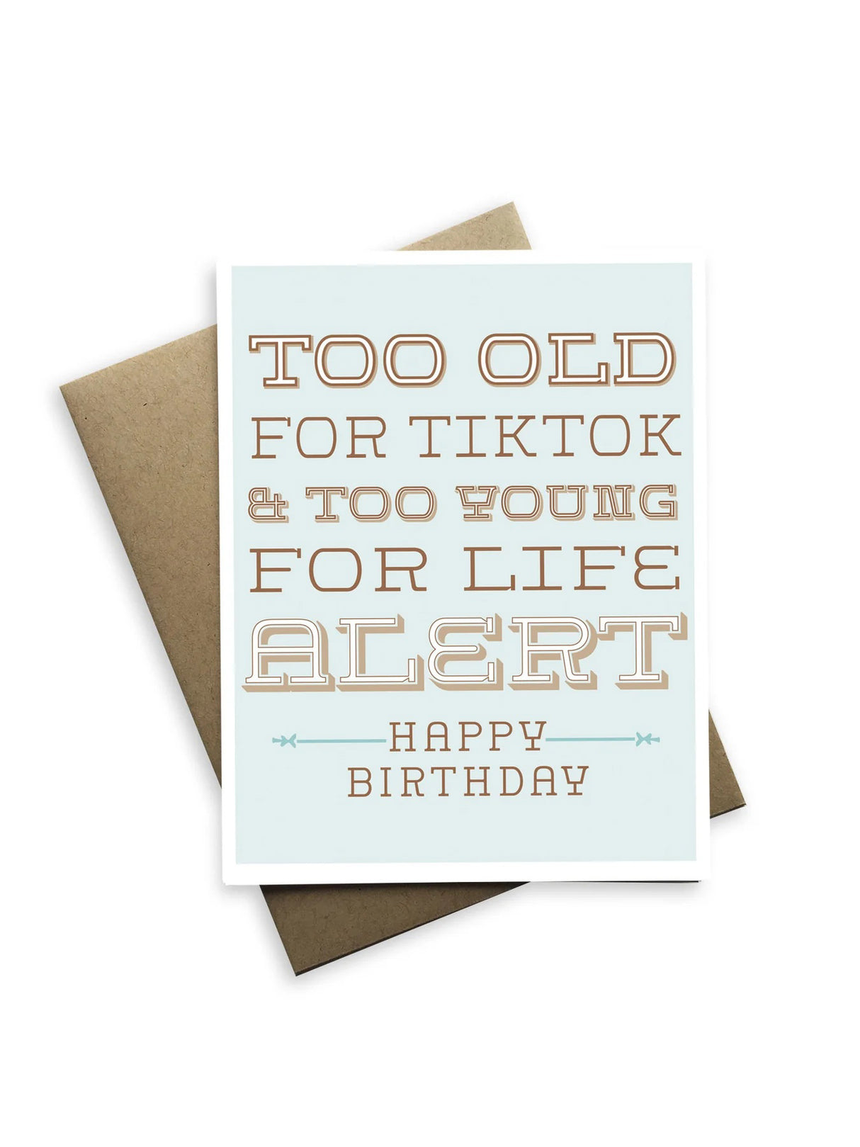 Too Old for Tiktok Notecard