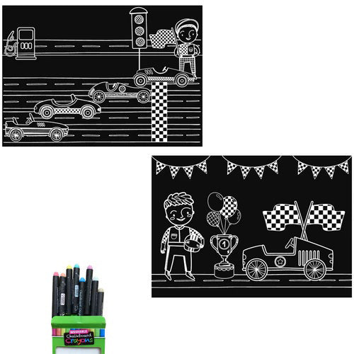 Chalkboard Placemat Race Day