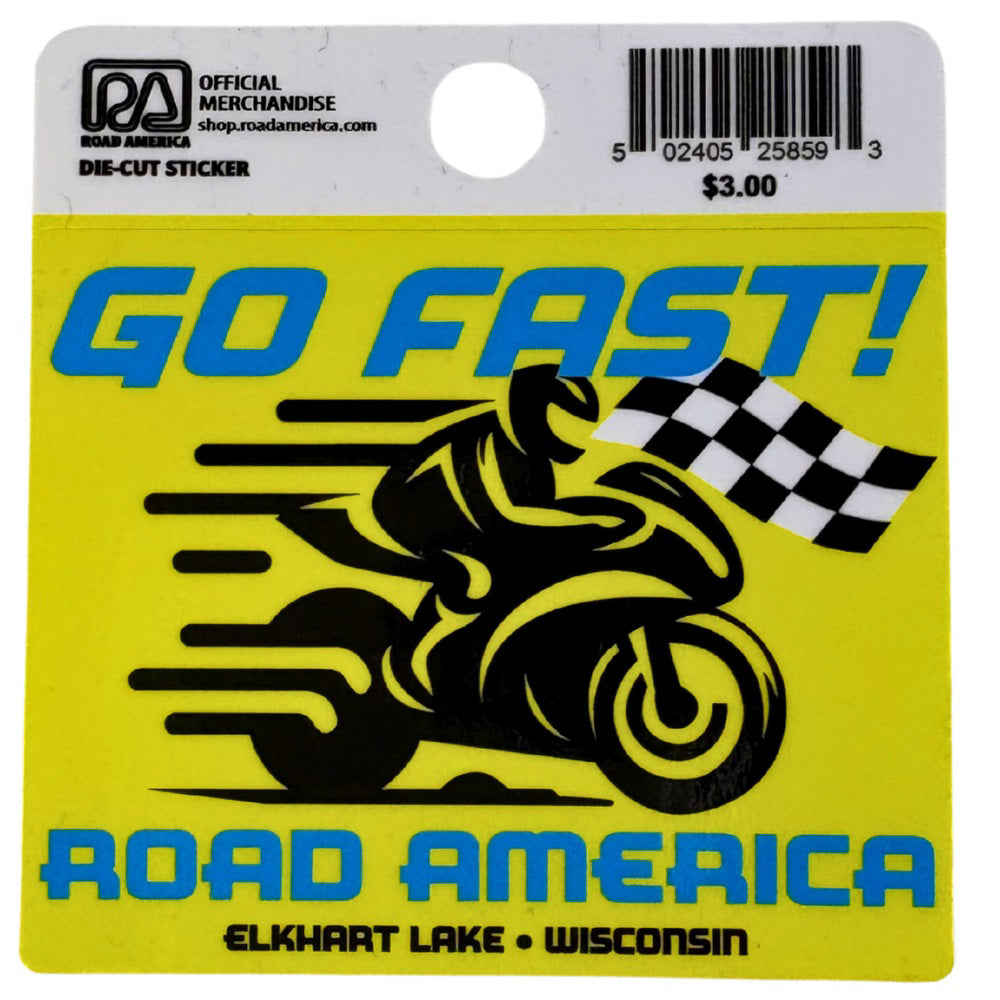 RA Go Fast Motorcycle Sticker