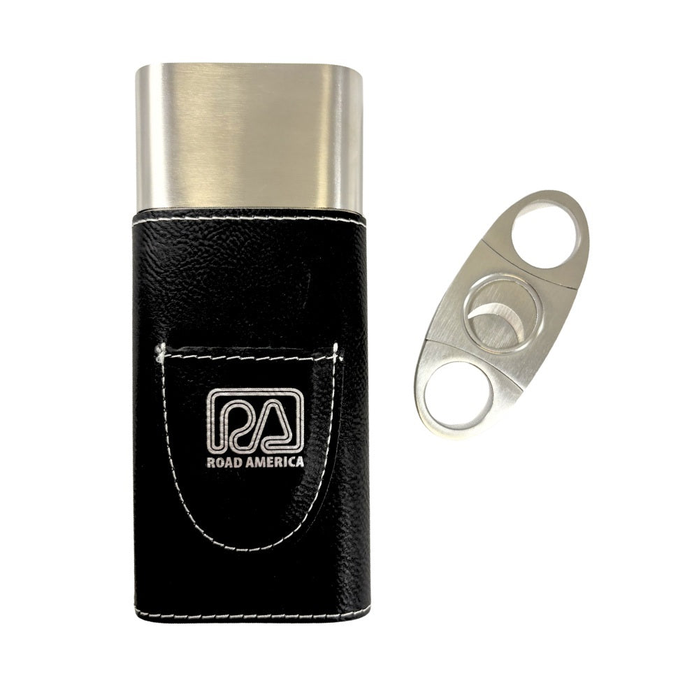 Traveling Cigar Case with Cutter
