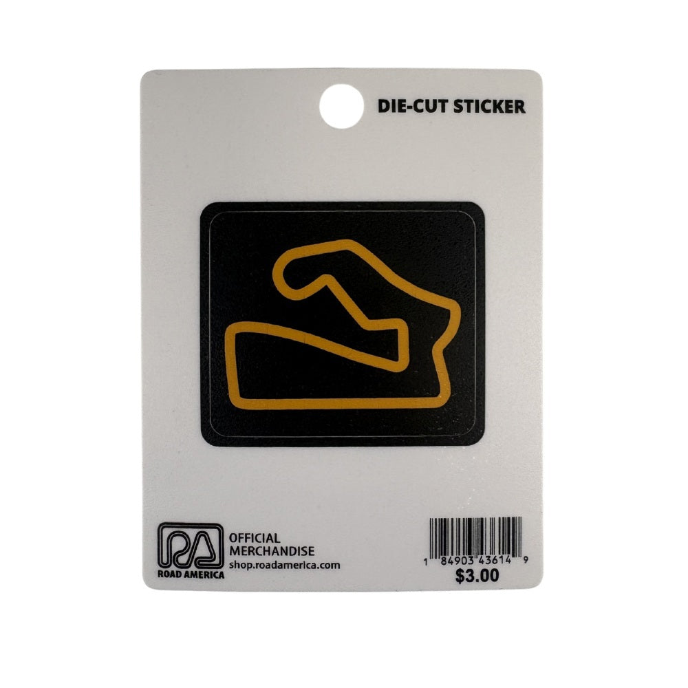 Track Outline 2.25in. Sticker