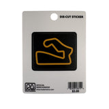 Track Outline 2.25in. Sticker