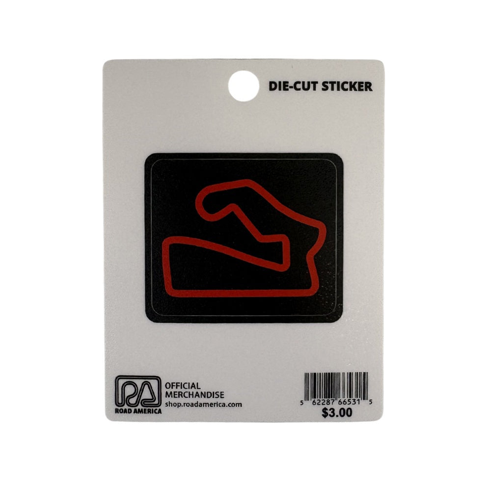 Track Outline 2.25in. Sticker