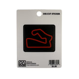 Track Outline 2.25in. Sticker