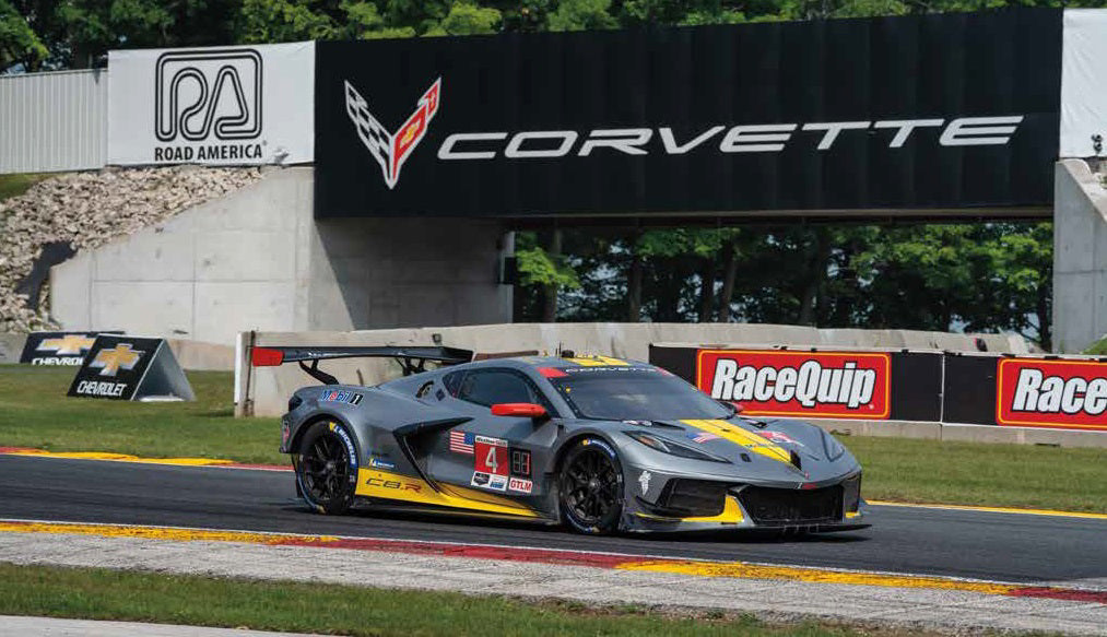 2021 IMSA Corvette 4 Banner