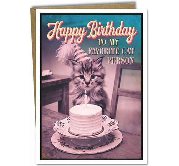 Happy Birthday Cat Person