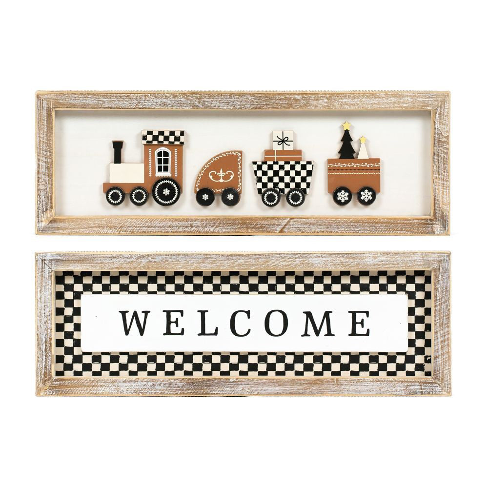 Welcome Reversible Sign