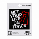 Life on Track Sticker