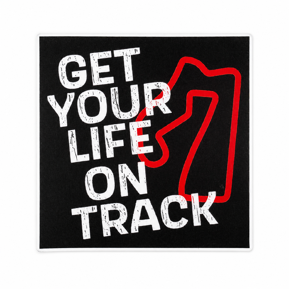 Life on Track Sticker
