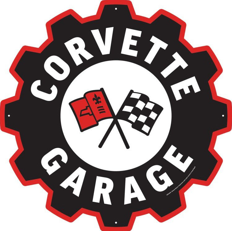 Chevrolet Corvette Gear Sign 24"