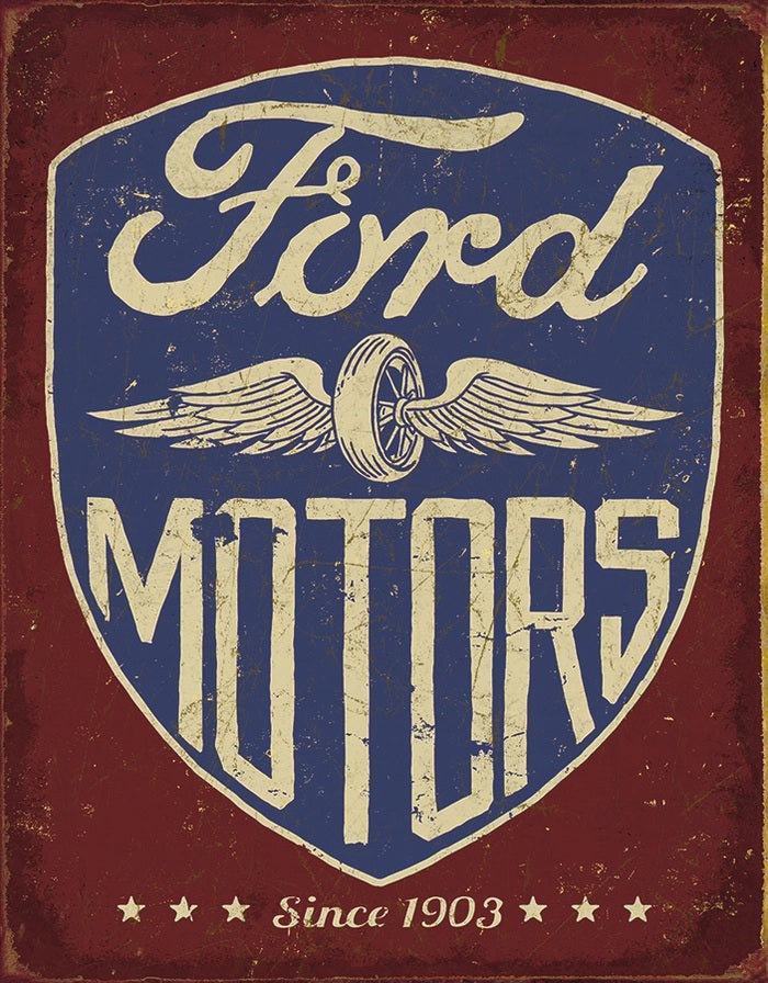 Ford Motors - Since 1903 Tin Sign