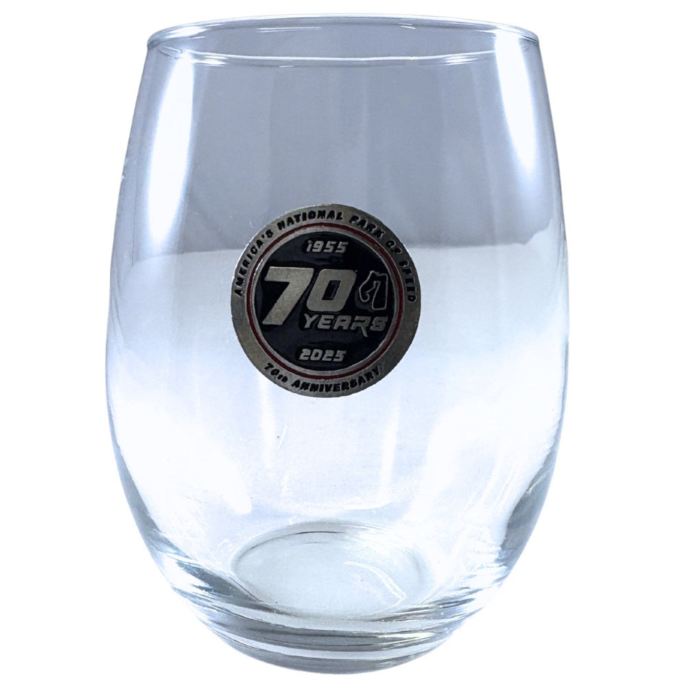 RA 70th Wine Glass