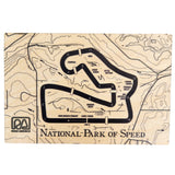 Wood Map Postcard
