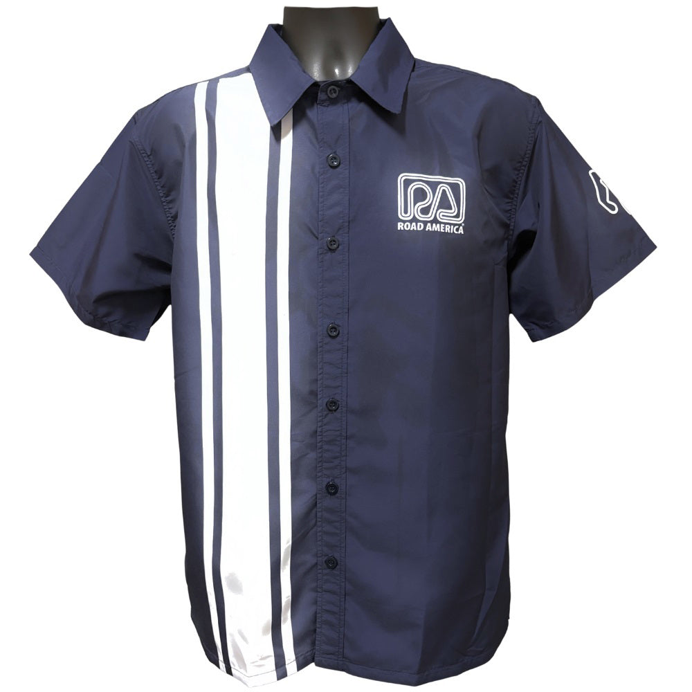 RA Blue/White Button Up Shirt