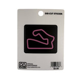 Track Outline 2.25in. Sticker