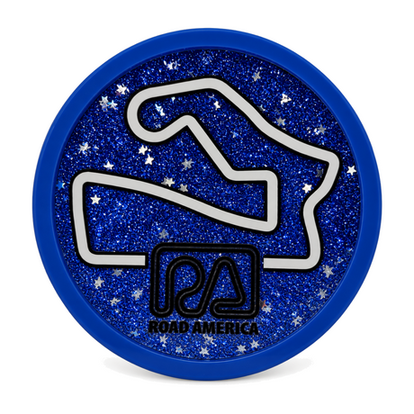 RA Glitter Coaster Magnet