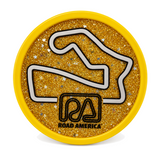 RA Glitter Coaster Magnet