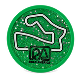 RA Glitter Coaster Magnet