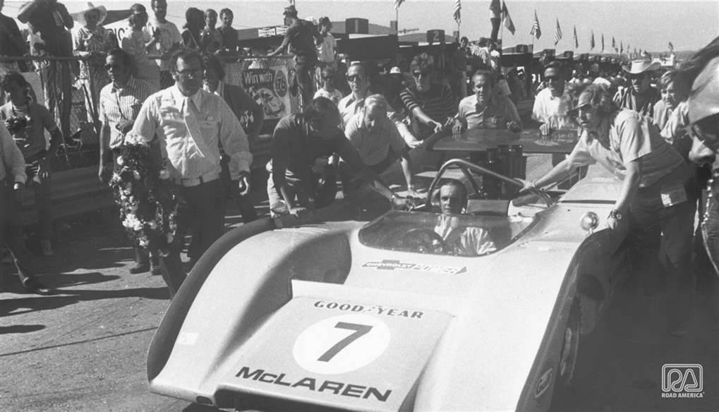 1971 CAN-AM McLaren #7 Banner