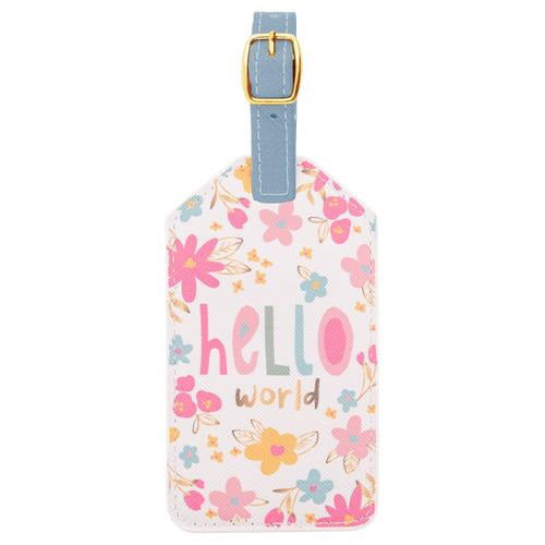 Hello World Luggage Tag