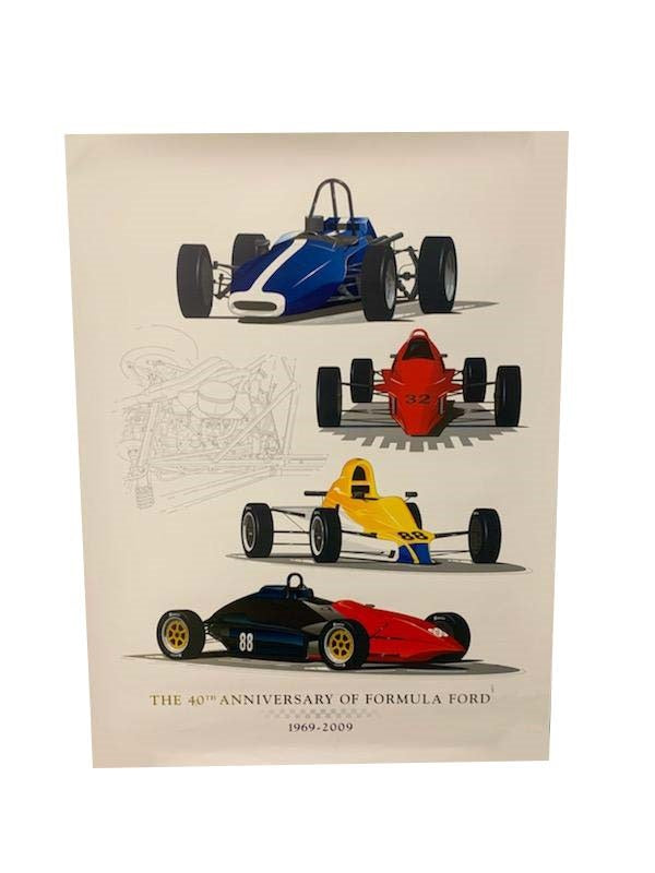 2009 40th Anniversary of Formula Ford Poster