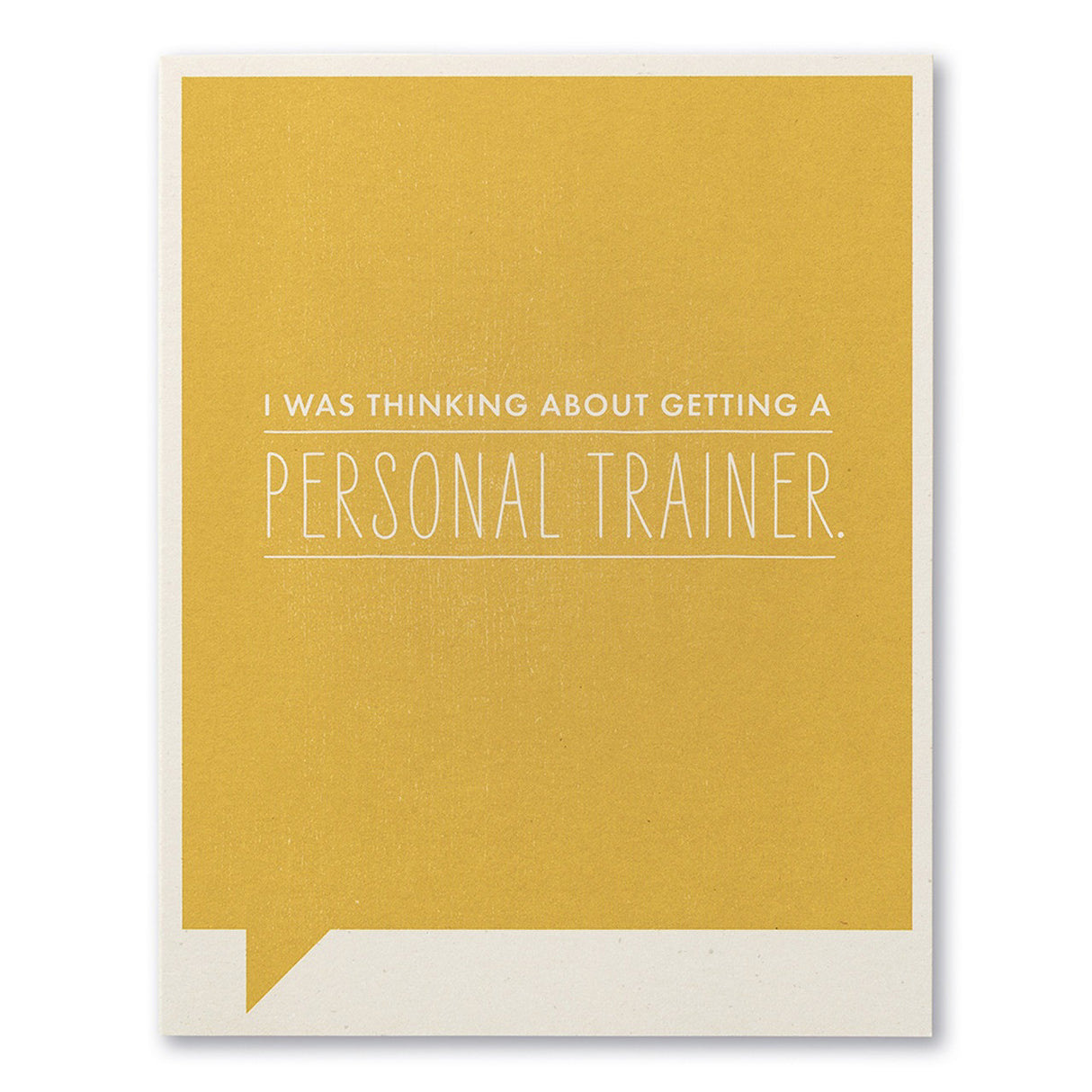 Personal Trainer Greeting Card