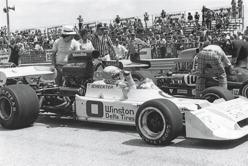 1973 F5000: Scheckter on Grid Banner